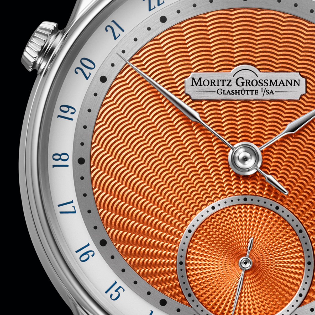 GMT Guilloche Orange