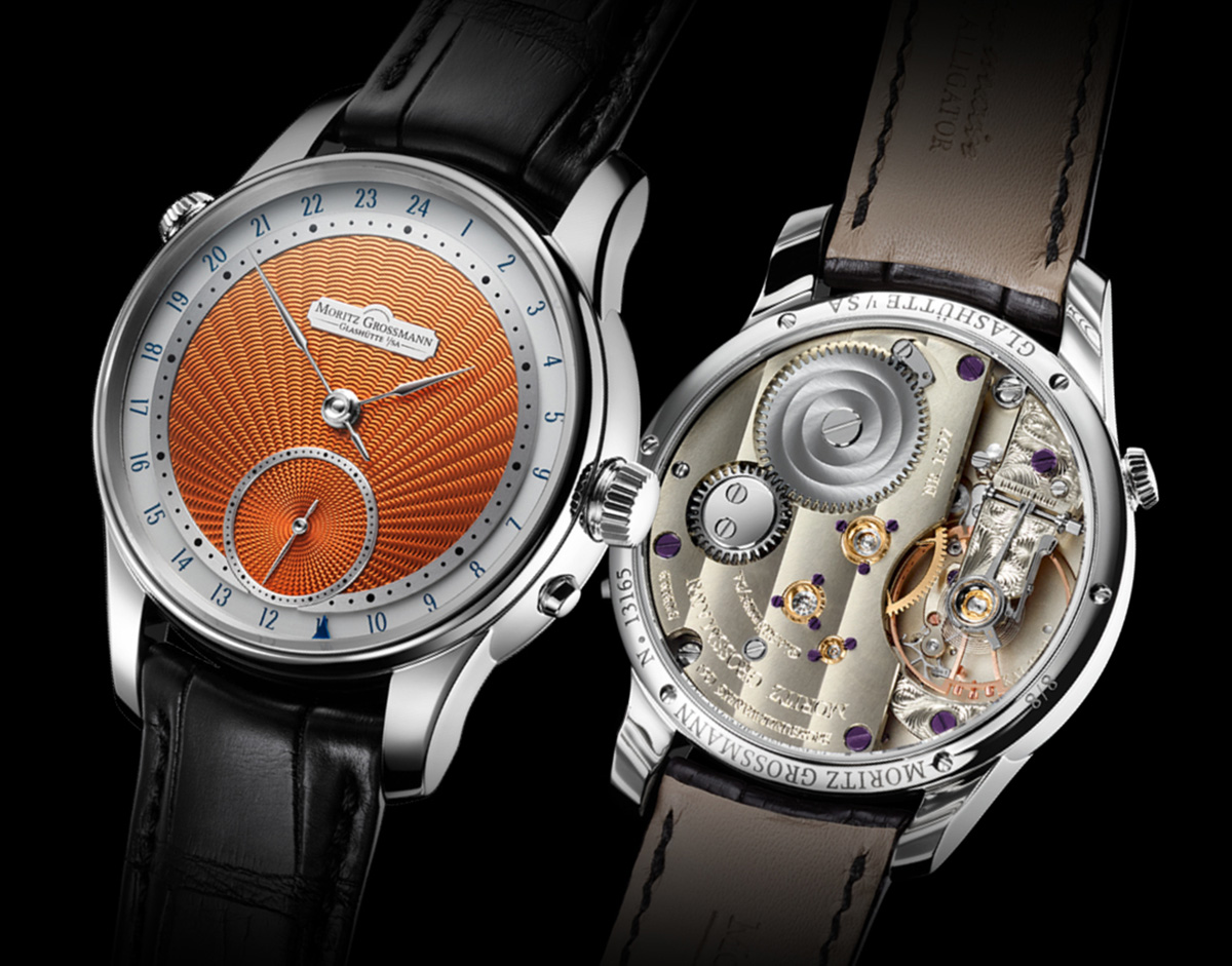 GMT Guilloche Orange