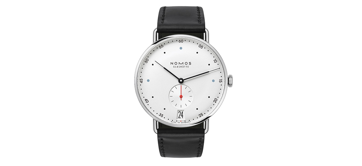 NOMOS Glashütte मेट्रो 38 दिनांक