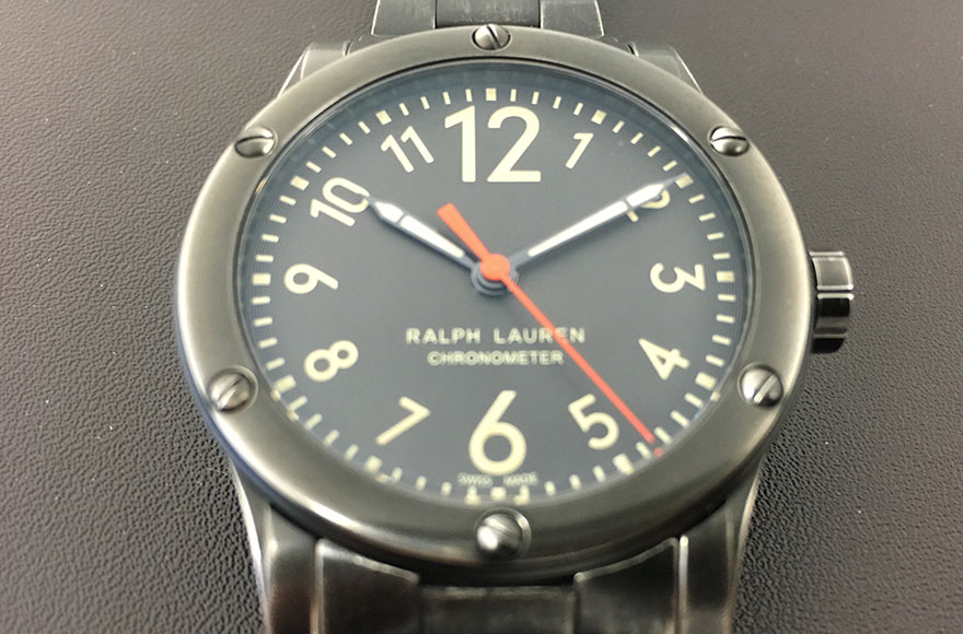 ◇RalphLauren20SS最新作◇Medium Steel Black Dial ウォッチ◇ (Ralph