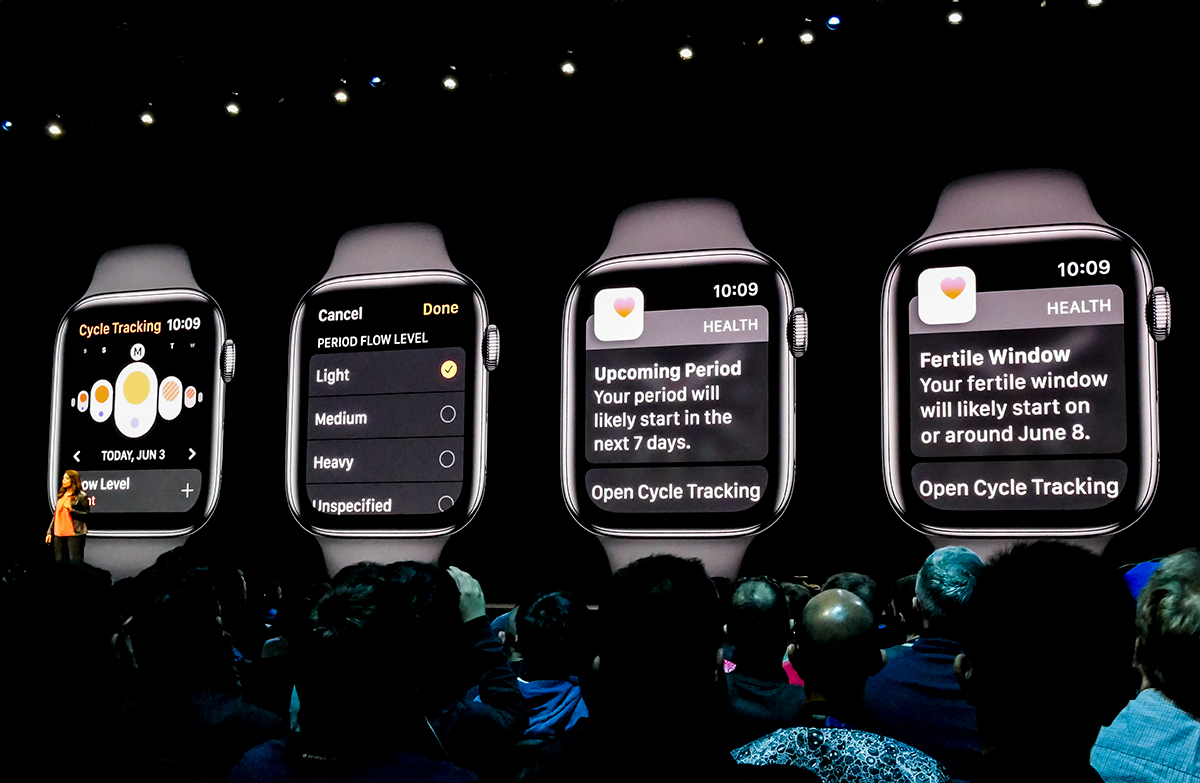 watchOS 6, Cycle Tracking