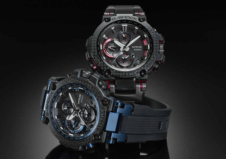 G-SHOCK Gショック　カーボンベゼル ソーラー腕時計 ブラック