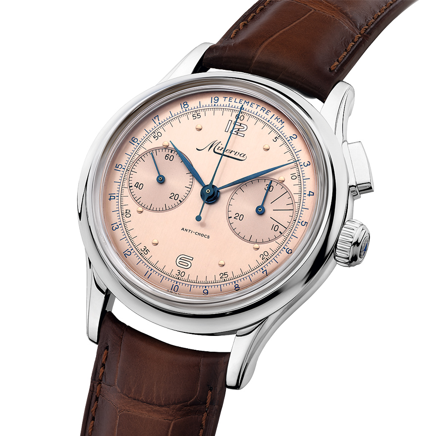 Minerva ミネルバ chronograph クロノグラフ-