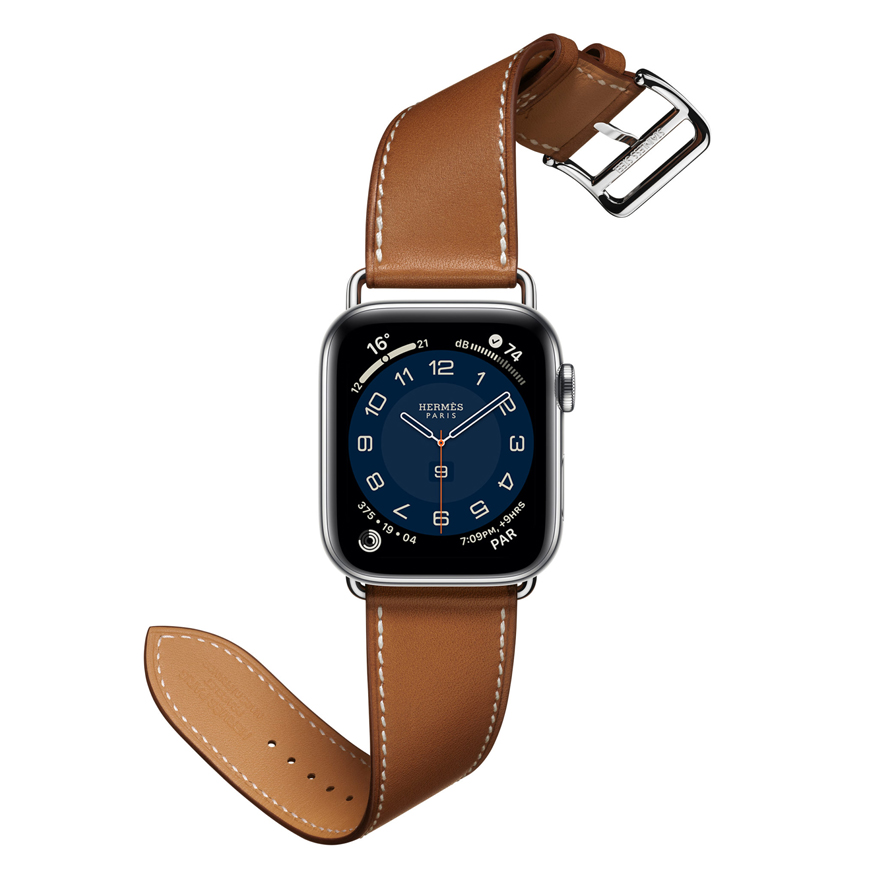 耐熱 二層 足あとぐらす (M) Apple Watch HERMES series 6 40mm