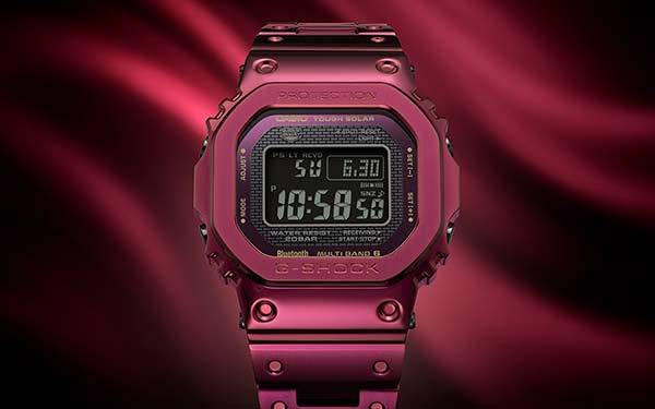 CASIO G-SHOCK GMW-B5000RD-4JF ボルドーレッド