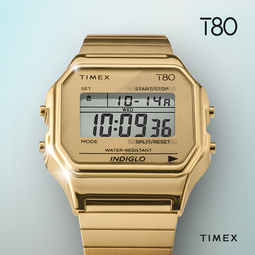 80年代風のデザインにモダンな要素を加えた「タイメックス 80」が登場 