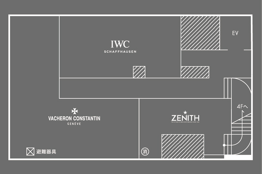 新宿ISHIDA 3階フロアマップ