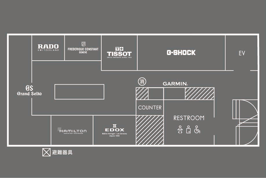 新宿ISHIDA 5階フロアマップ