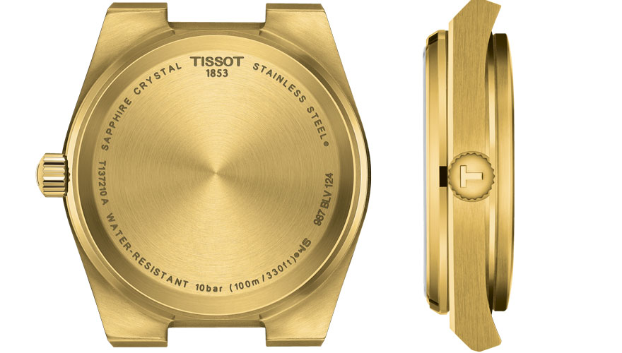ティソ「PRX」クォーツにゴールドカラーモデル登場 | 高級腕時計専門誌 