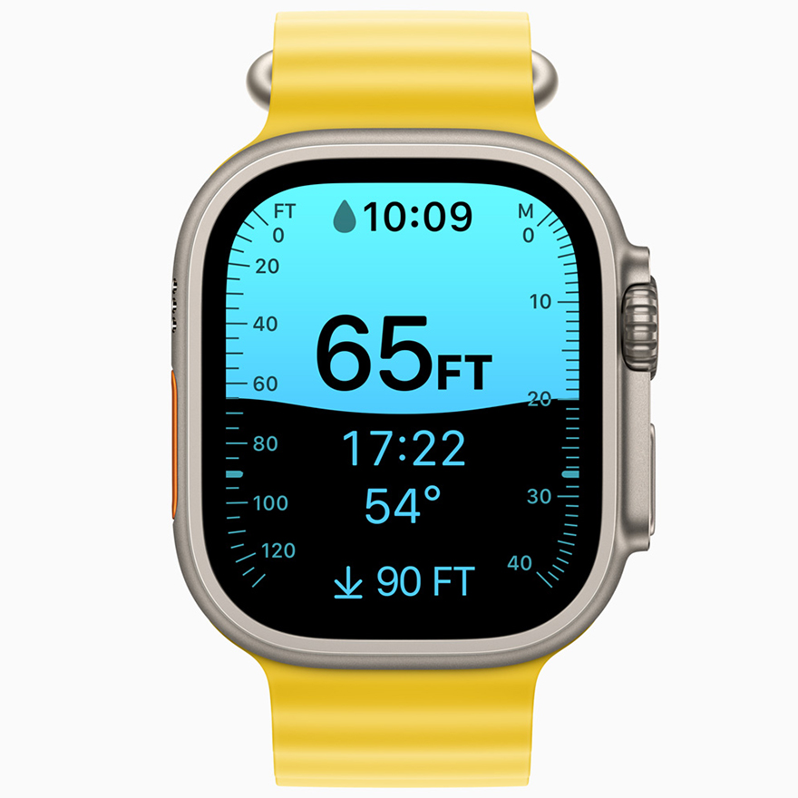 Apple Watch Ultra 水深計 Apple Watch Ultra