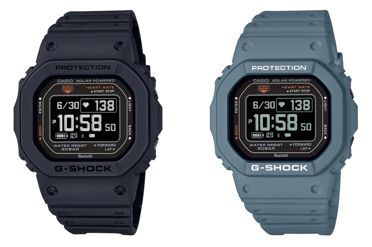 G-SHOCK「DW-H5600-1（左）」「DW-H5600-2（右）