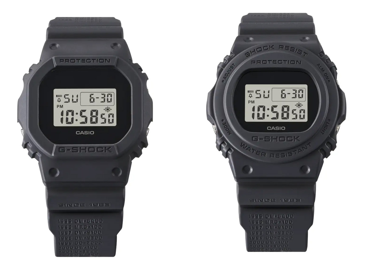 G-SHOCK「発売40周年記念モデル REMASTER BLACK」DWE-5657RE