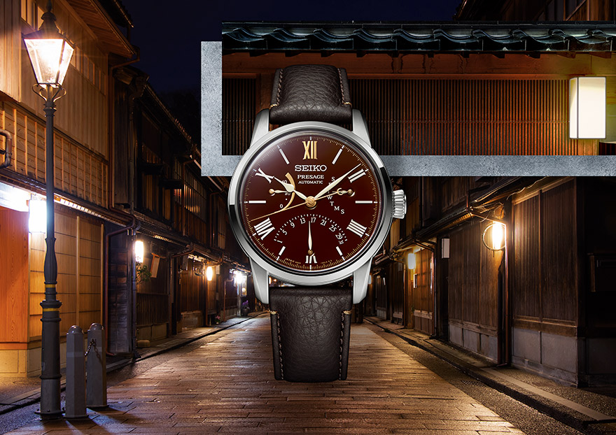 プレザージュ　クラフツマンシップシリーズ セイコー腕時計110周年記念限定モデル 漆ダイアル