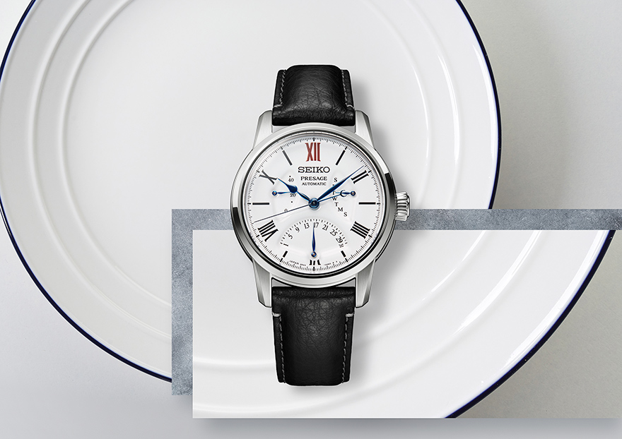 プレザージュ　クラフツマンシップシリーズ セイコー腕時計110周年記念限定モデル 琺瑯ダイアル