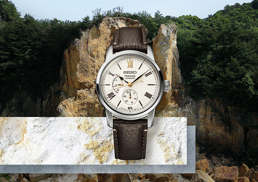 プレザージュ　クラフツマンシップシリーズ セイコー腕時計110周年記念限定モデル 有田焼ダイアル