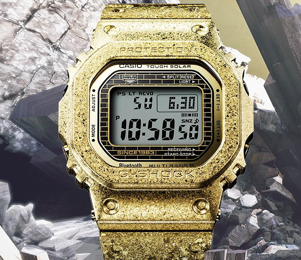 G-SHOCK誕生40周年を祝う「リクリスタライズド」シリーズ、再結晶化