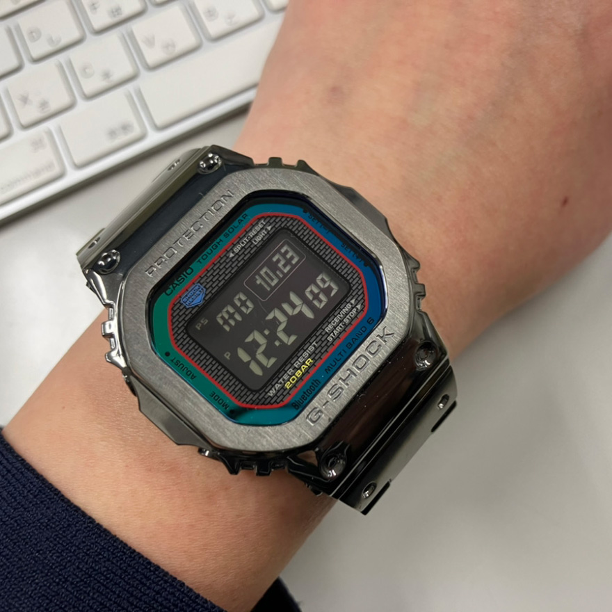 最新“フルメタル”G-SHOCK「GMW-B5000BPC-1JF」は相変わらず高い満足度