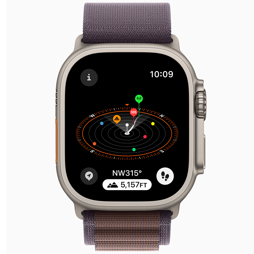 Apple Watch Ultra 2 コンパスアプリ