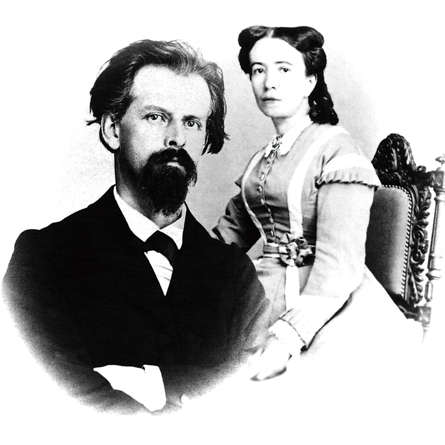 コンスタン・ジラールとその妻マリー・ペルゴ