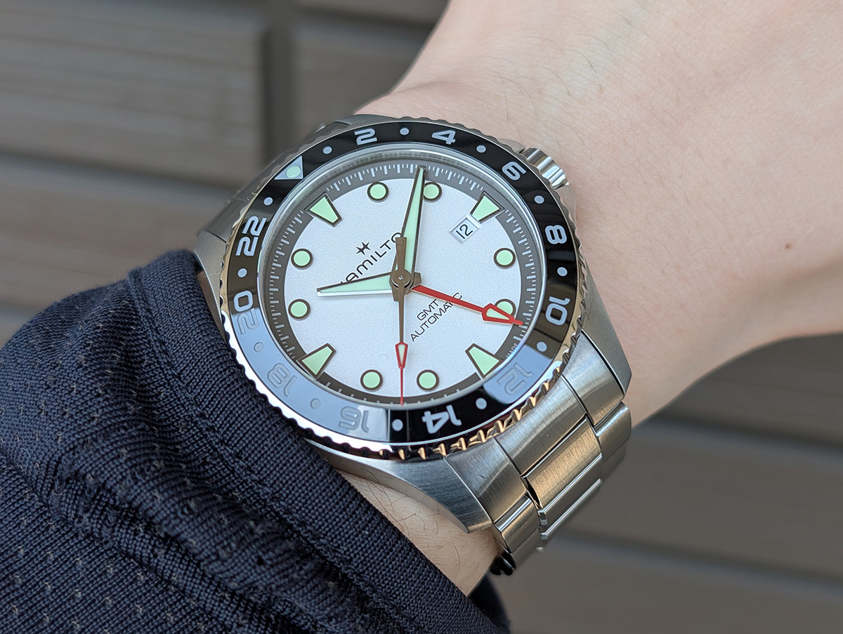 カーキ ネイビー スキューバ GMT オート
