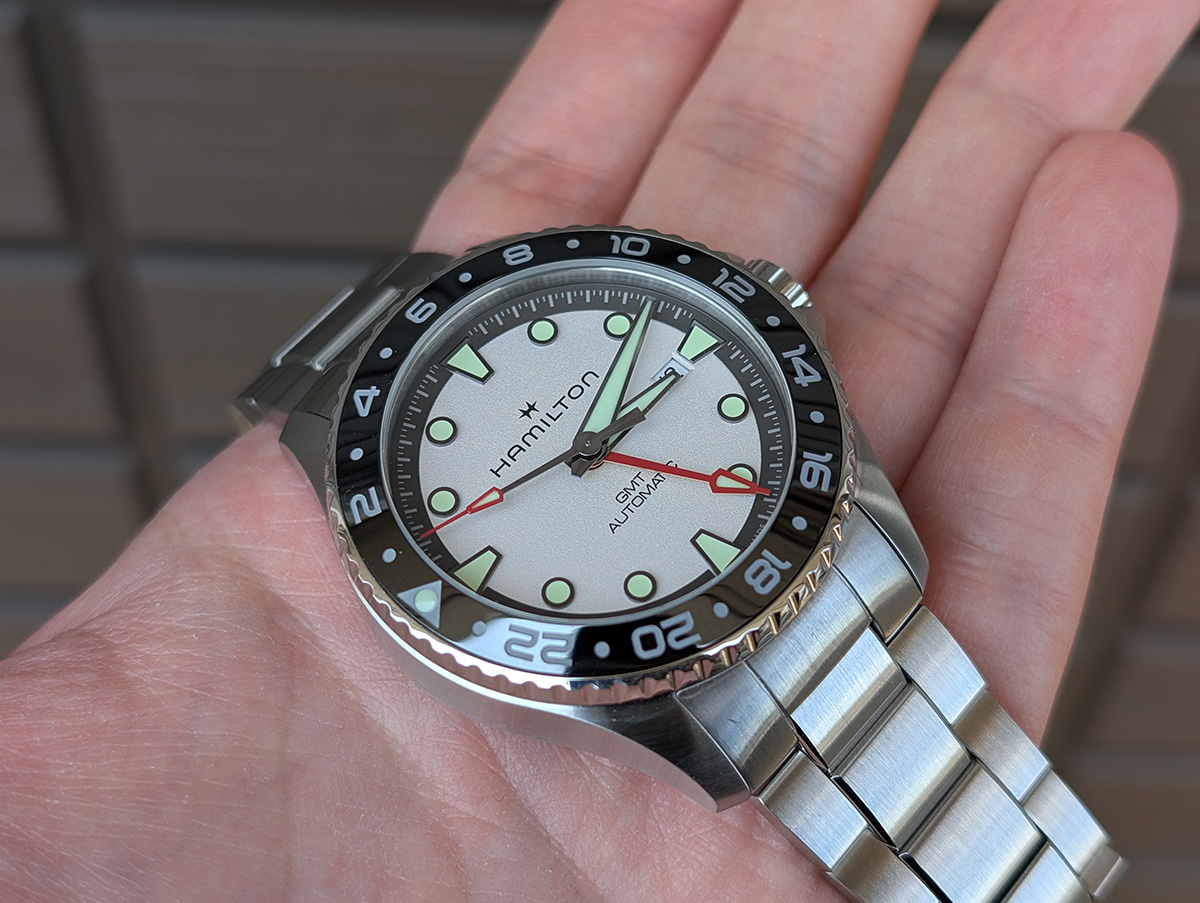 カーキ ネイビー スキューバ GMT オート