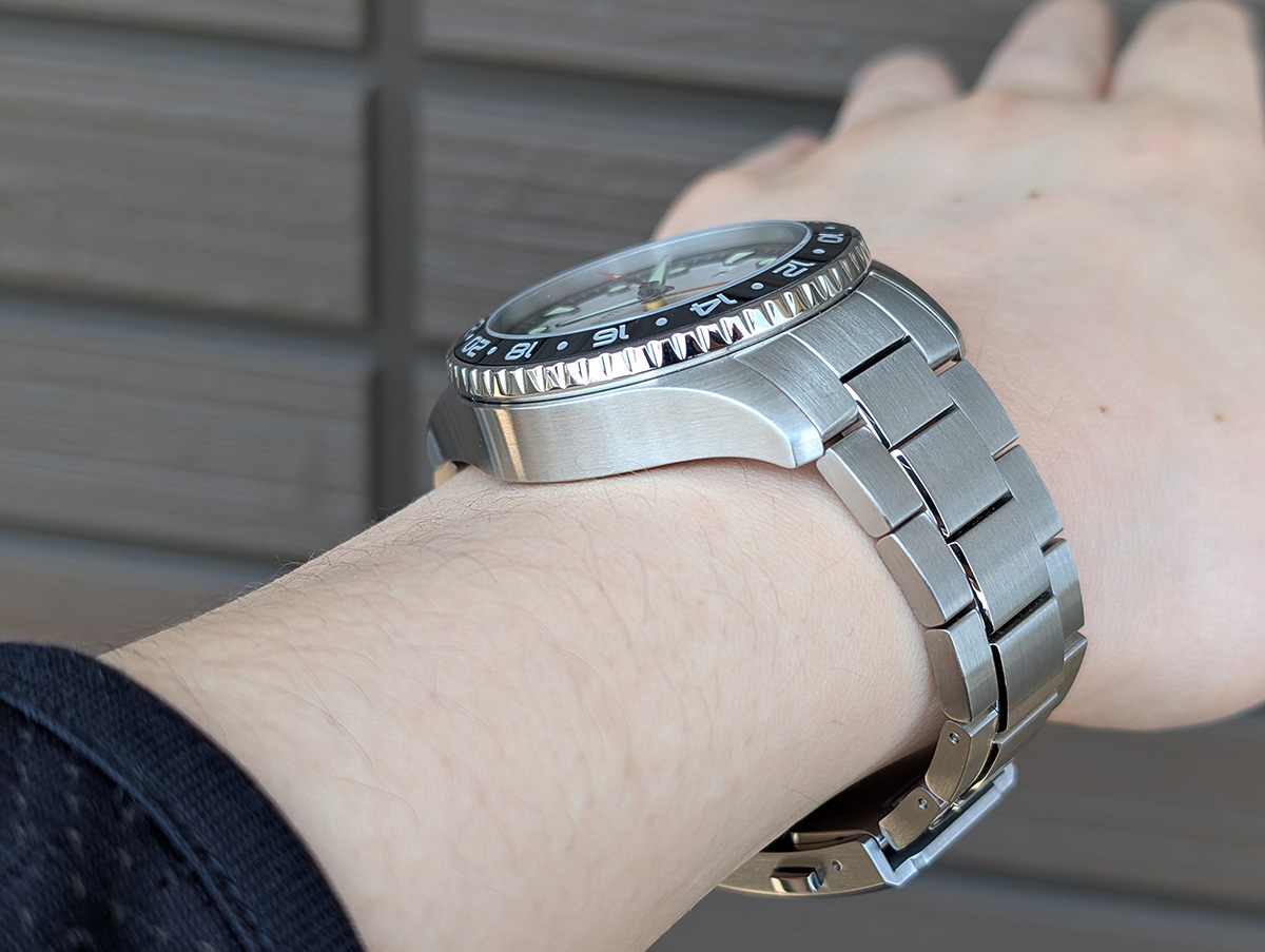 カーキ ネイビー スキューバ GMT オート