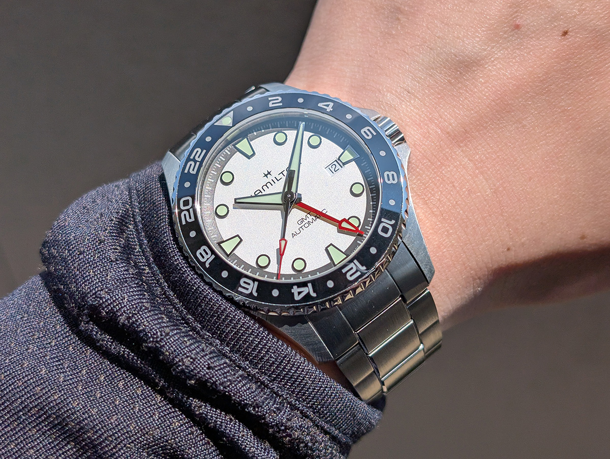カーキ ネイビー スキューバ GMT オート