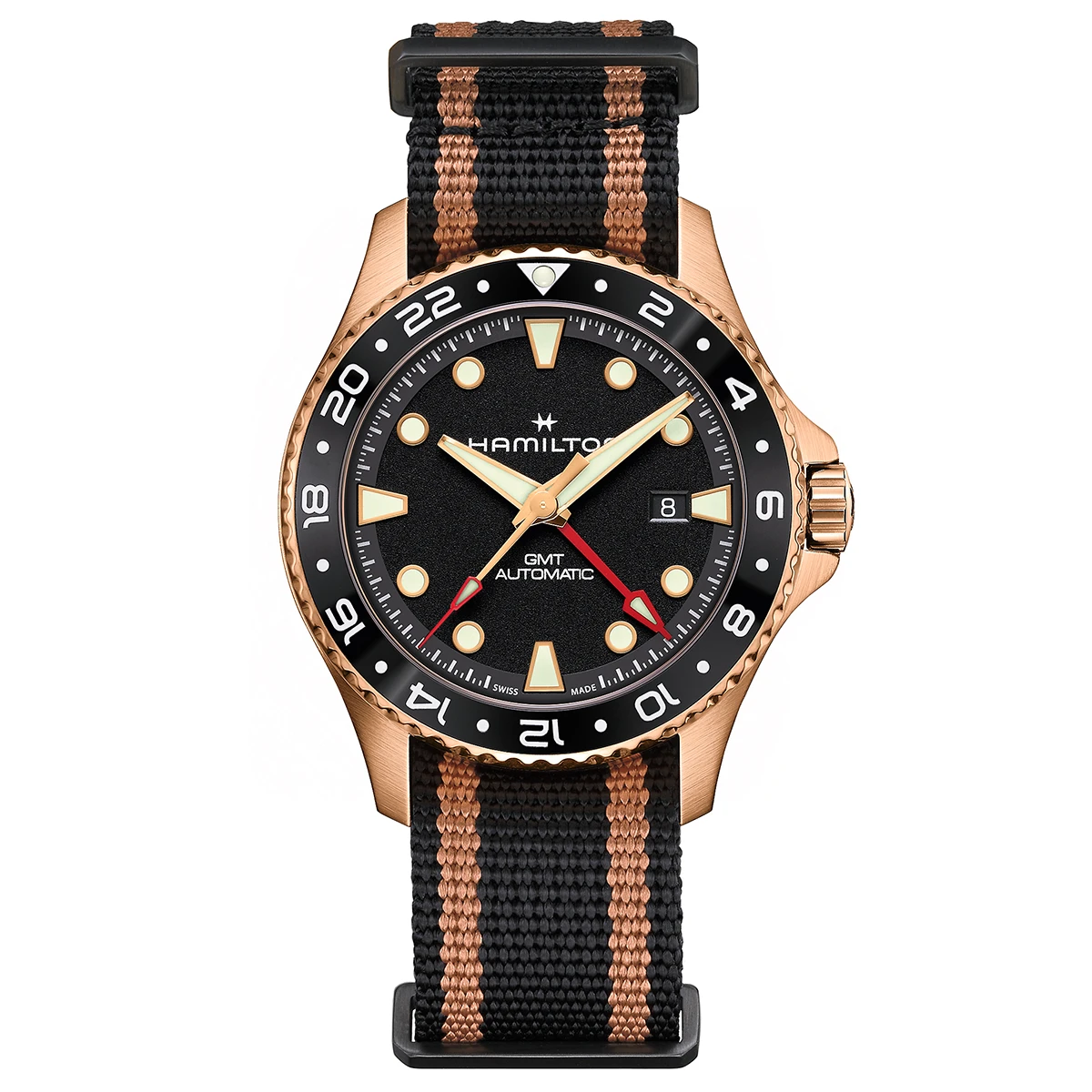 ハミルトン「カーキ ネイビー スキューバ GMT」