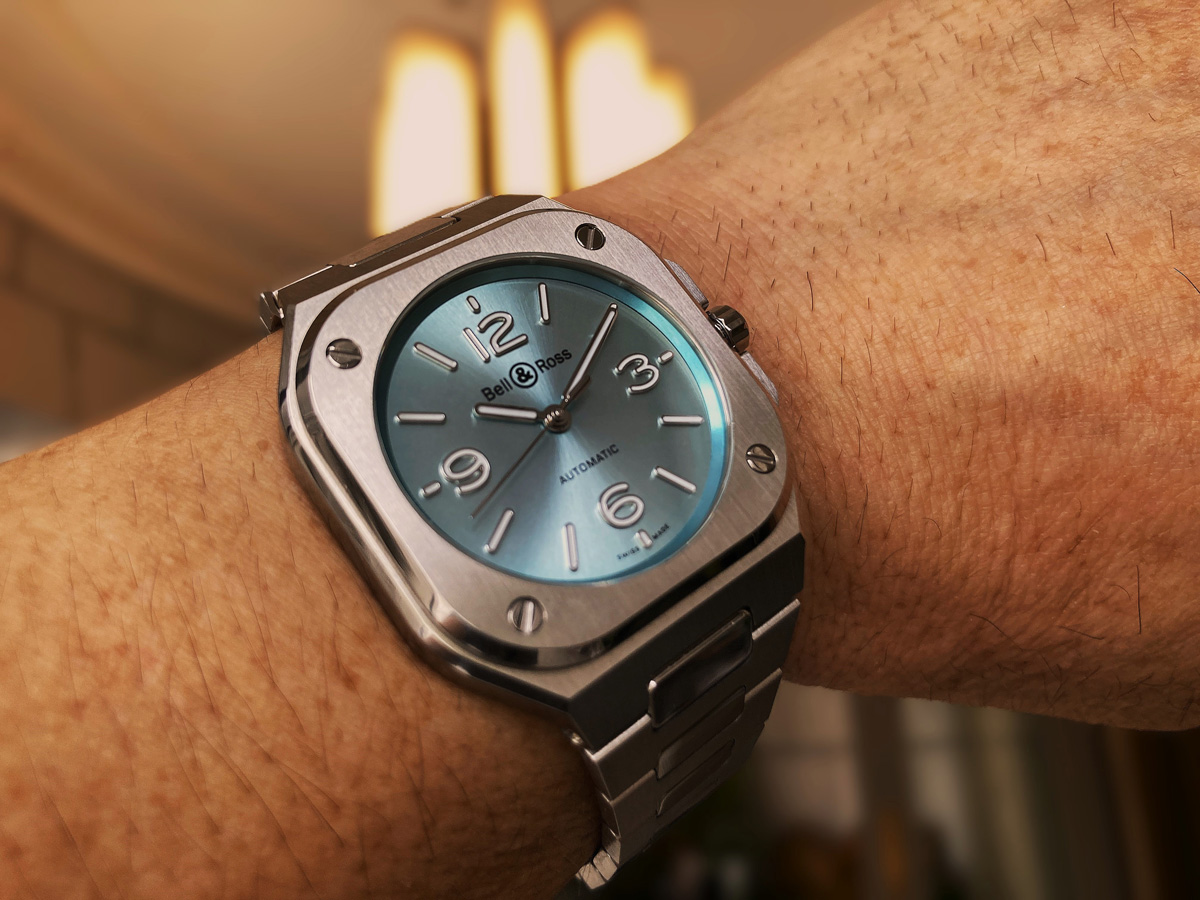 ベル＆ロス「BR-05 36mm Ice Blue Steel」