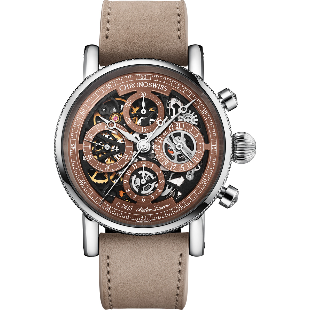 クロノスイス オーパス クロノグラフ ダカール