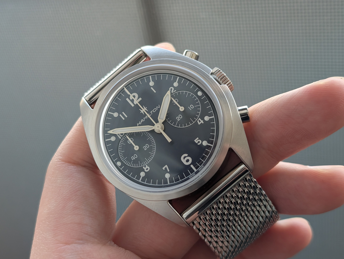 ハミルトン「カーキ アビエーション パイロット パイオニア メカ クロノグラフ」