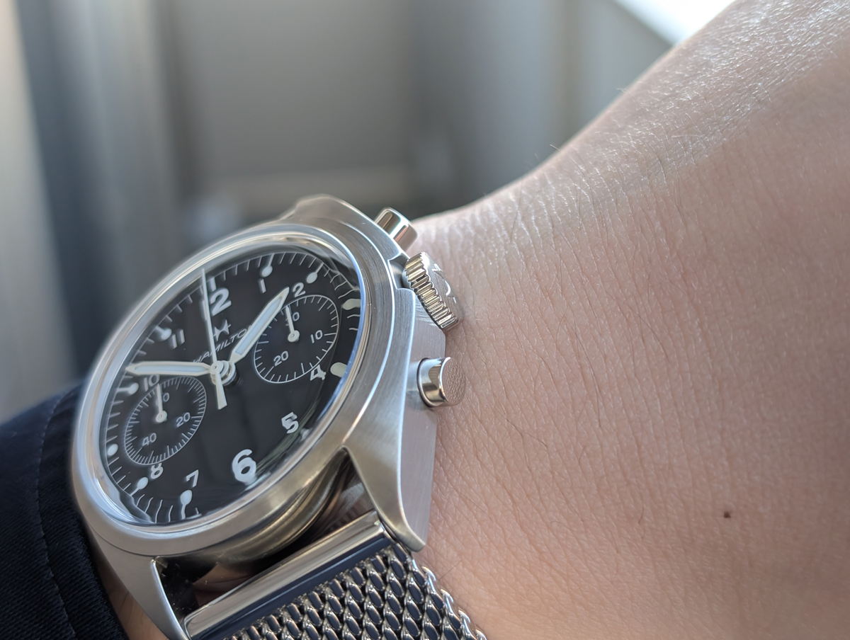 ハミルトン「カーキ アビエーション パイロット パイオニア メカ クロノグラフ」