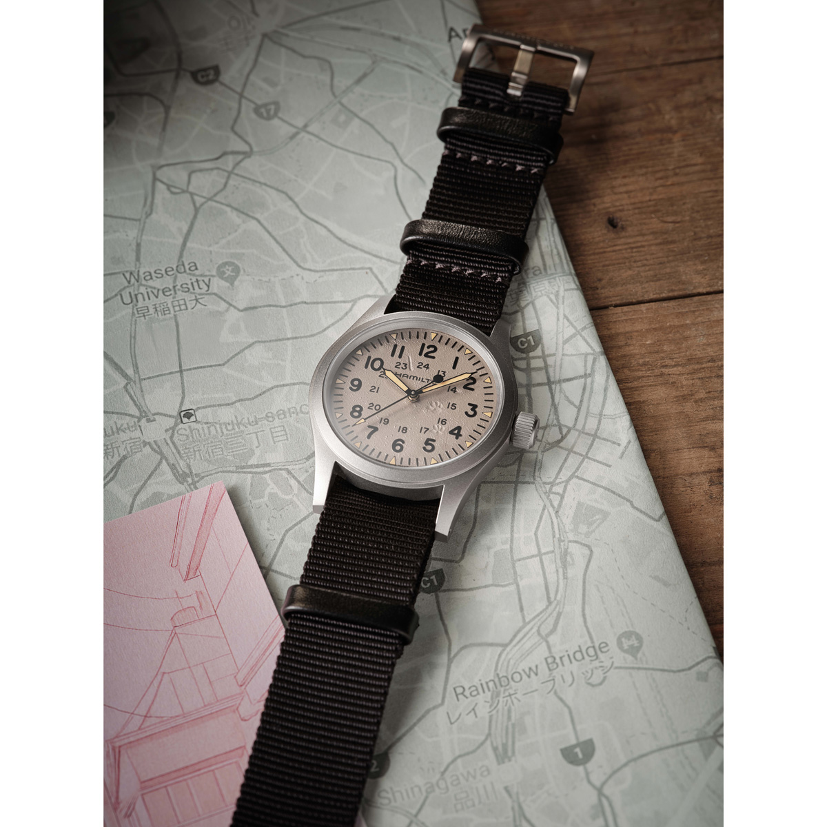 ハミルトン「カーキ フィールド メカ 東京 キャットストリート エクスクルーシブエディション」