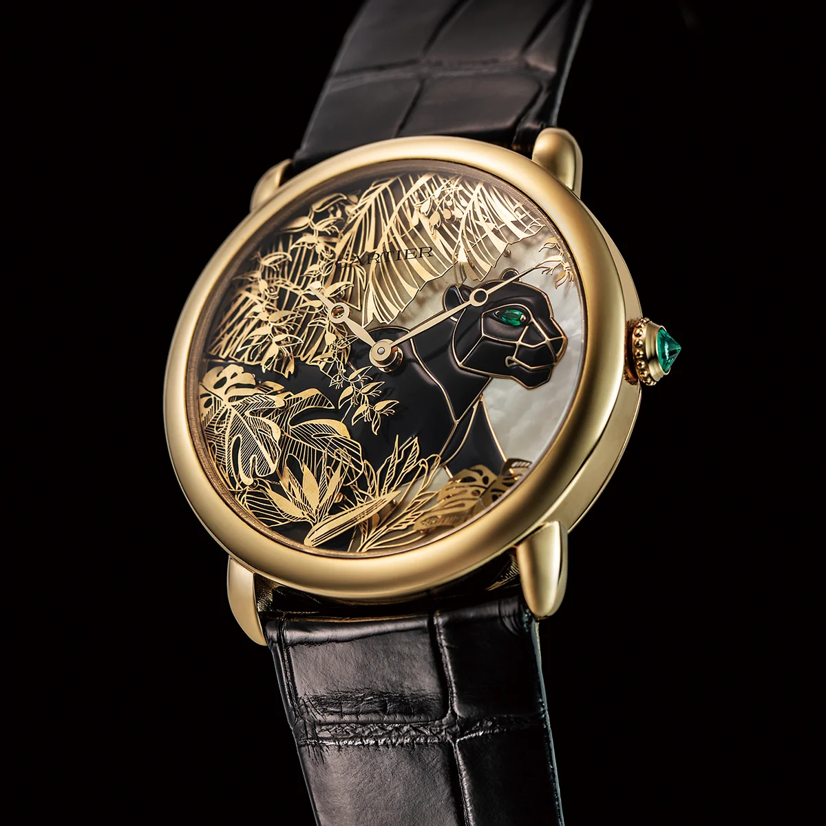 ロンド ルイ カルティエ パンテール メティエダール