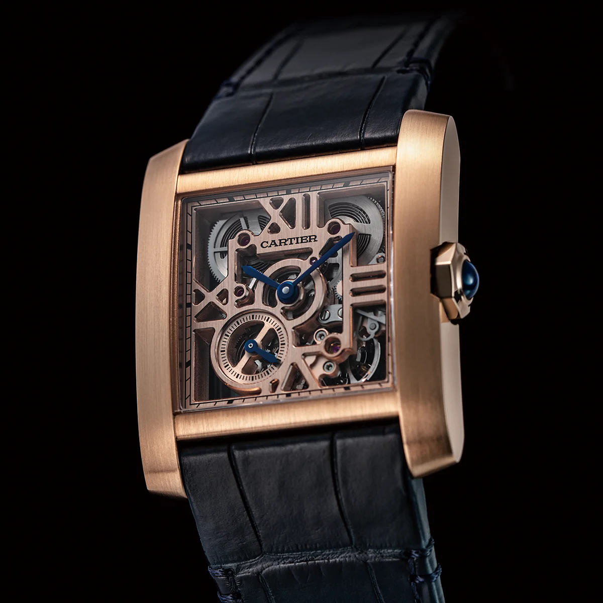 タンク フランセーズ スケルトンウォッチ