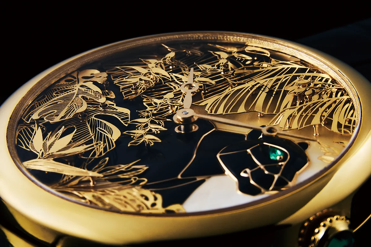 ロンド ルイ カルティエ パンテール メティエダールウォッチ