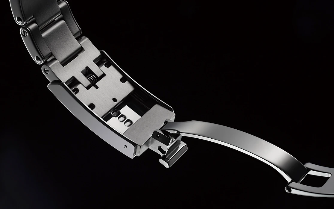 “T-fit”セーフティーキャッチ付きフォールディングクラスプ