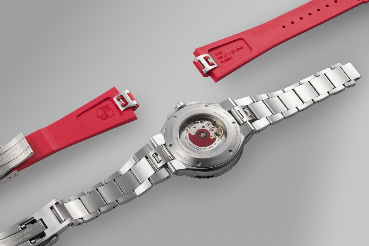 オリス アクイス デイト レリーフ