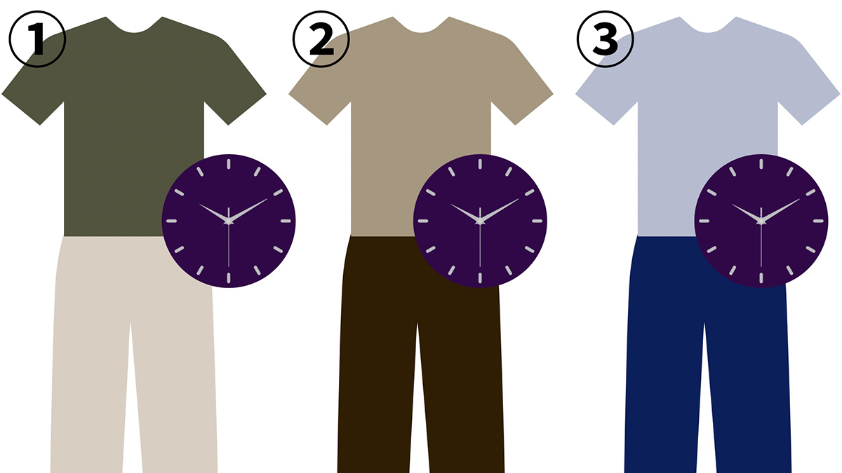 パープルダイアル コーディネート