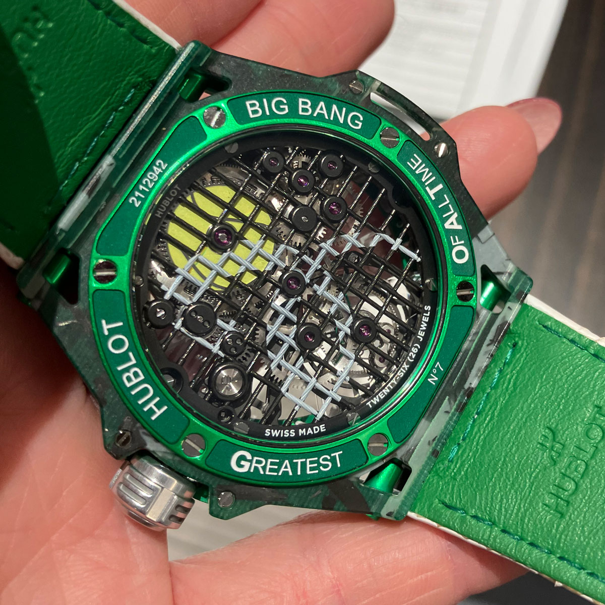 ウブロ ビッグ・バン トゥールビヨン ノバク・ジョコビッチ GOAT エディション