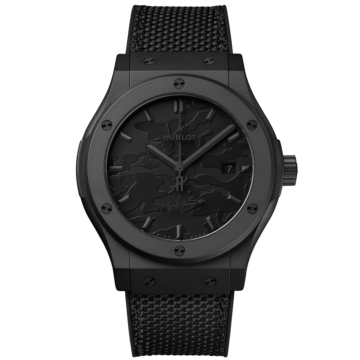 ウブロ クラシック フュージョン ヨウジヤマモト オールブラック カモ