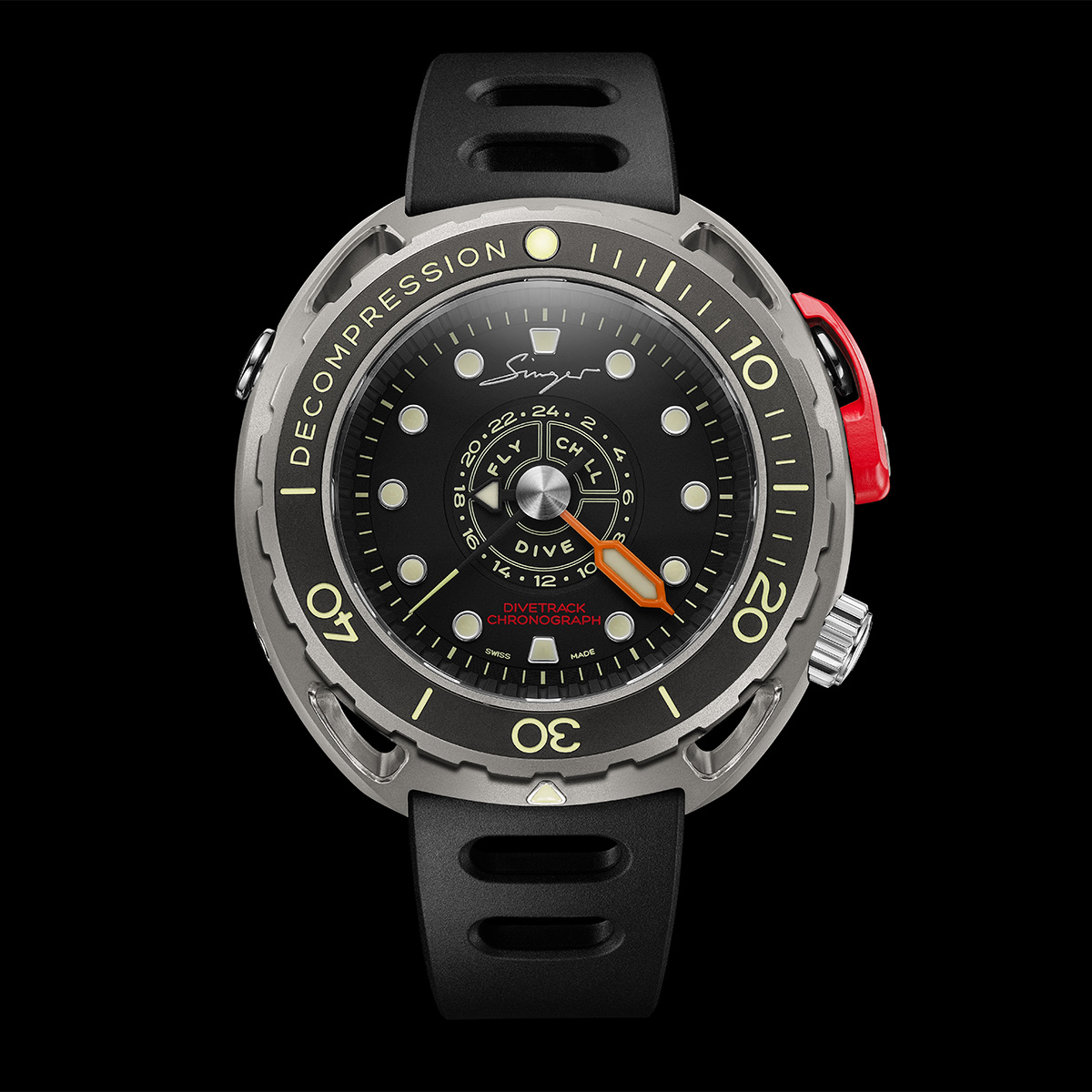 シンガー リイマジン ダイブトラック オートマティック 24H セントラル クロノグラフ