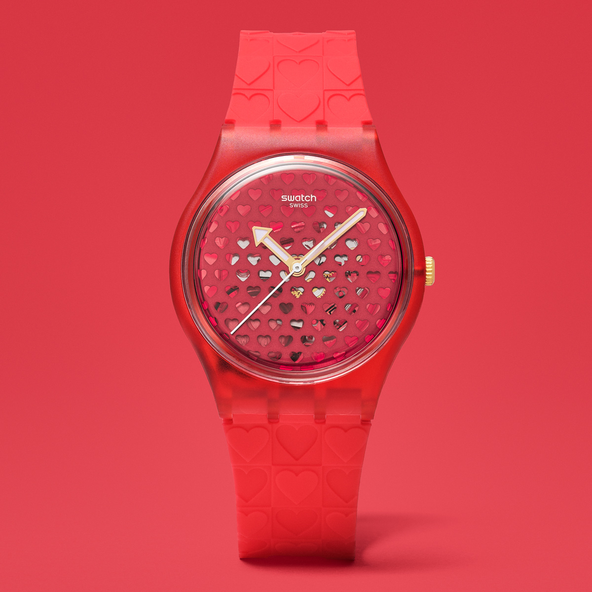 スウォッチ「LOVE IN SCARLET」