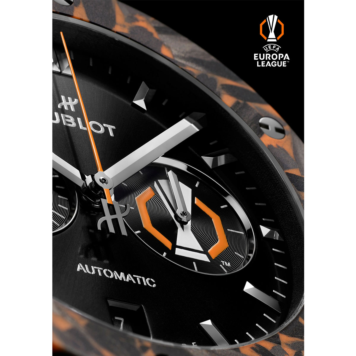 ウブロ クラシック・フュージョン クロノグラフ UEFA ヨーロッパリーグ チタニウム カーボン