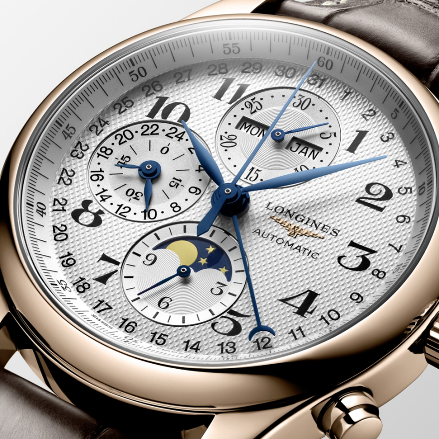 ロンジン マスターコレクション クロノグラフ ムーンフェイズ