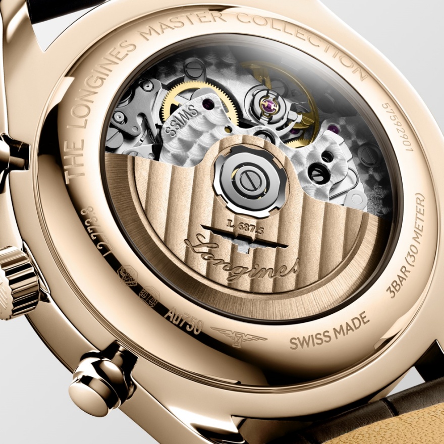 ロンジン マスターコレクション クロノグラフ ムーンフェイズ