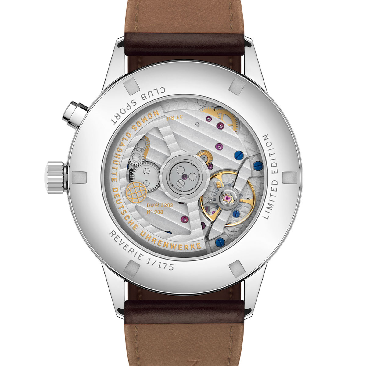 ノモス グラスヒュッテ クラブスポーツ ネオマティック ワールドタイマー