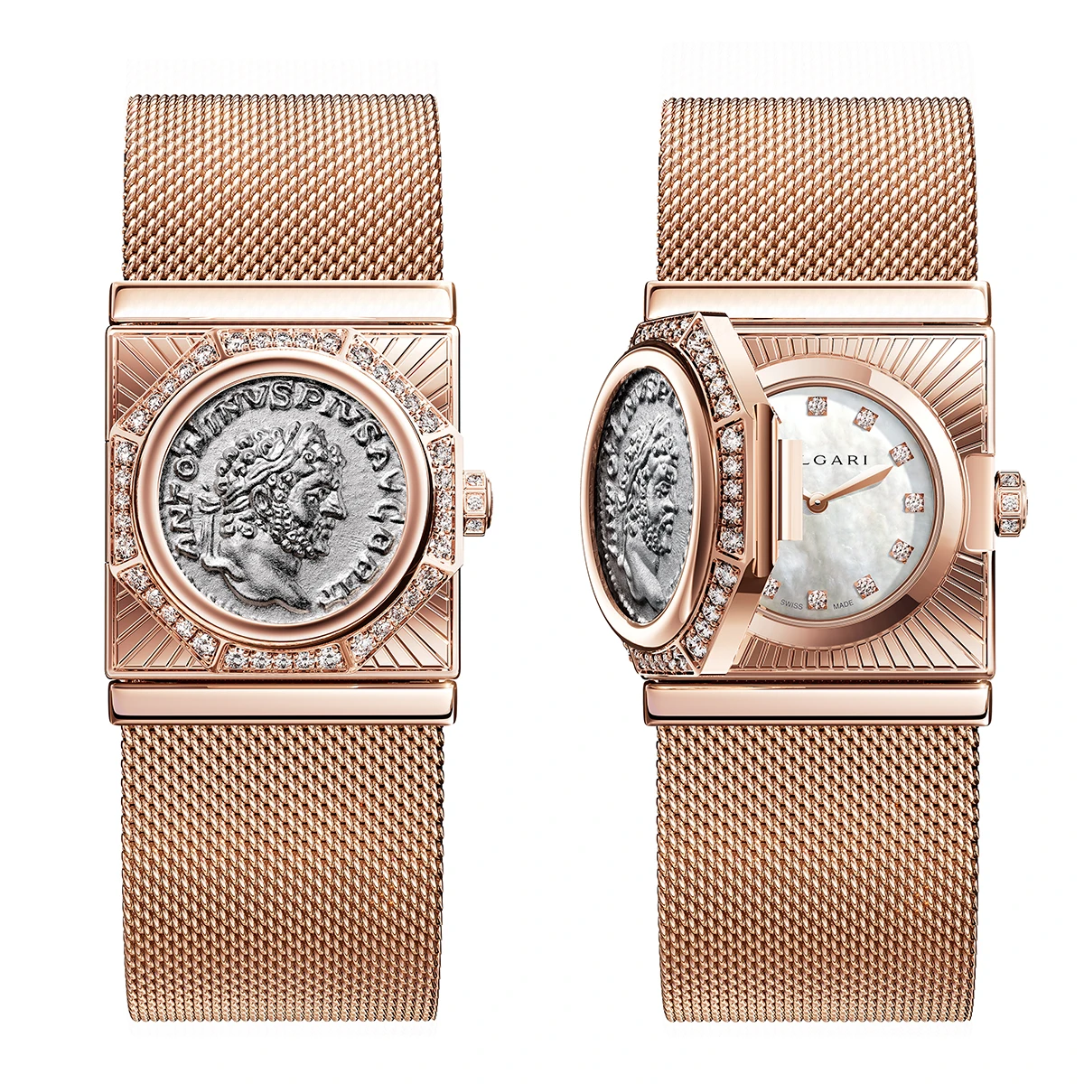 ブルガリ「マグリア ミラネーゼ モネーテ」Ref.104328 104385