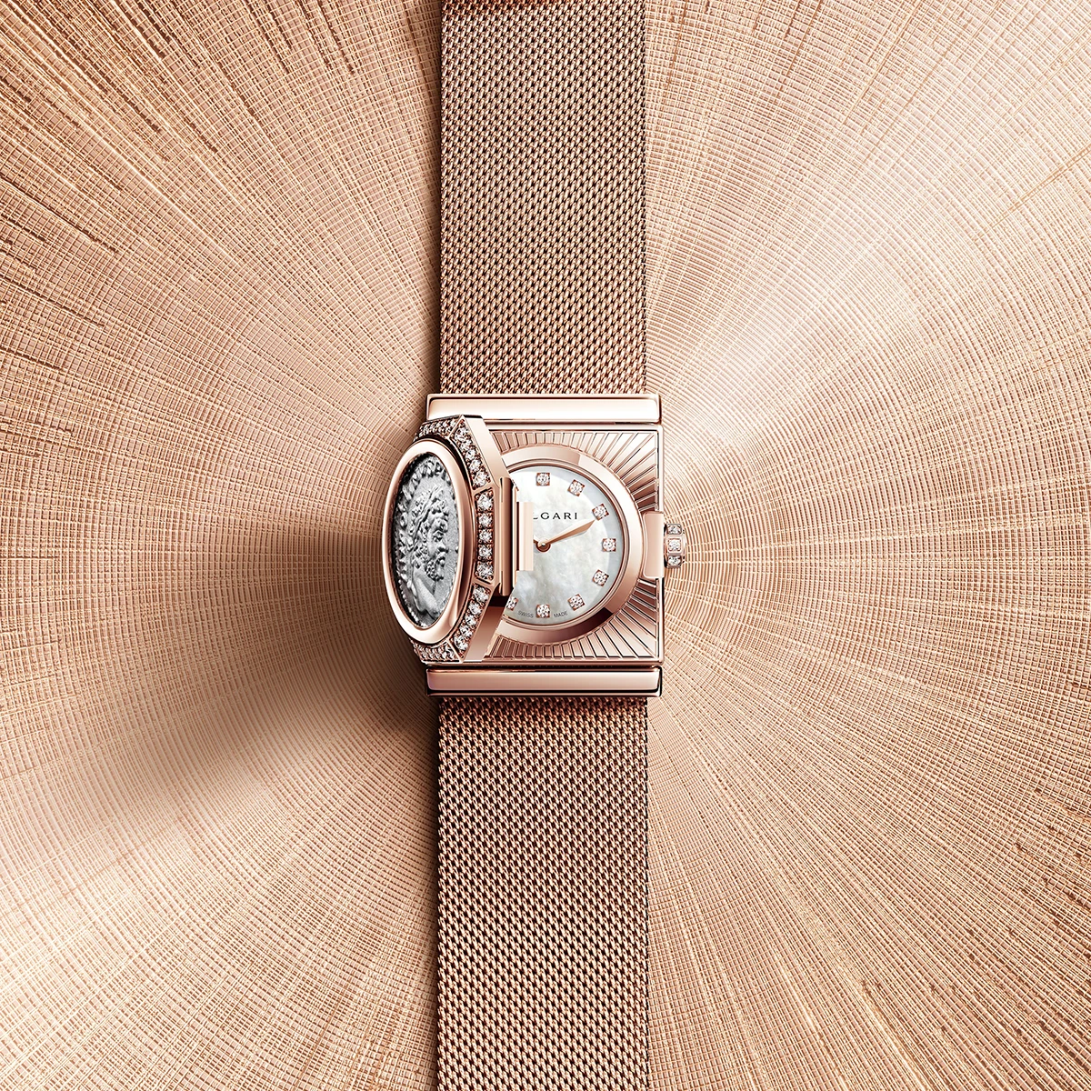 ブルガリ「マグリア ミラネーゼ モネーテ」Ref.104328 104385