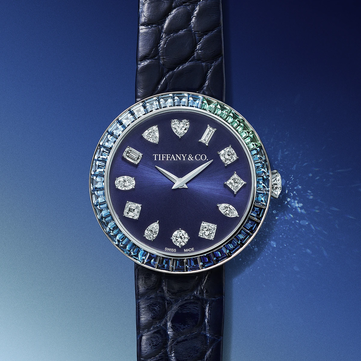 ティファニー「ティファニー エタニティ バゲット ブルー グラデーション」